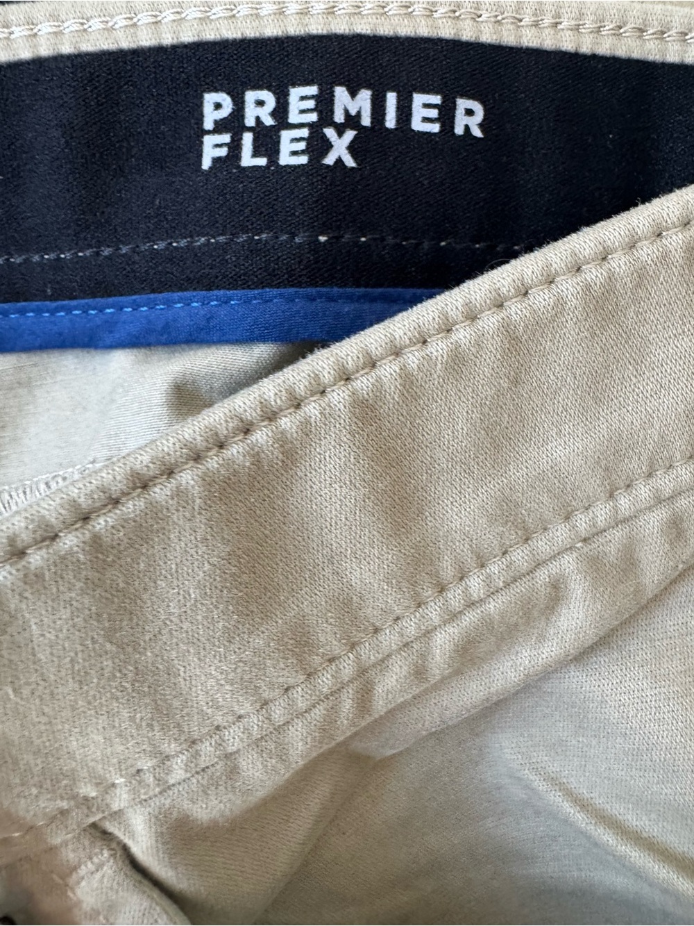 APT 9 Men’s Premier Flex Straight Fit Khaki Trouser Pants- Size: 32x30 - Picture 9 of 9